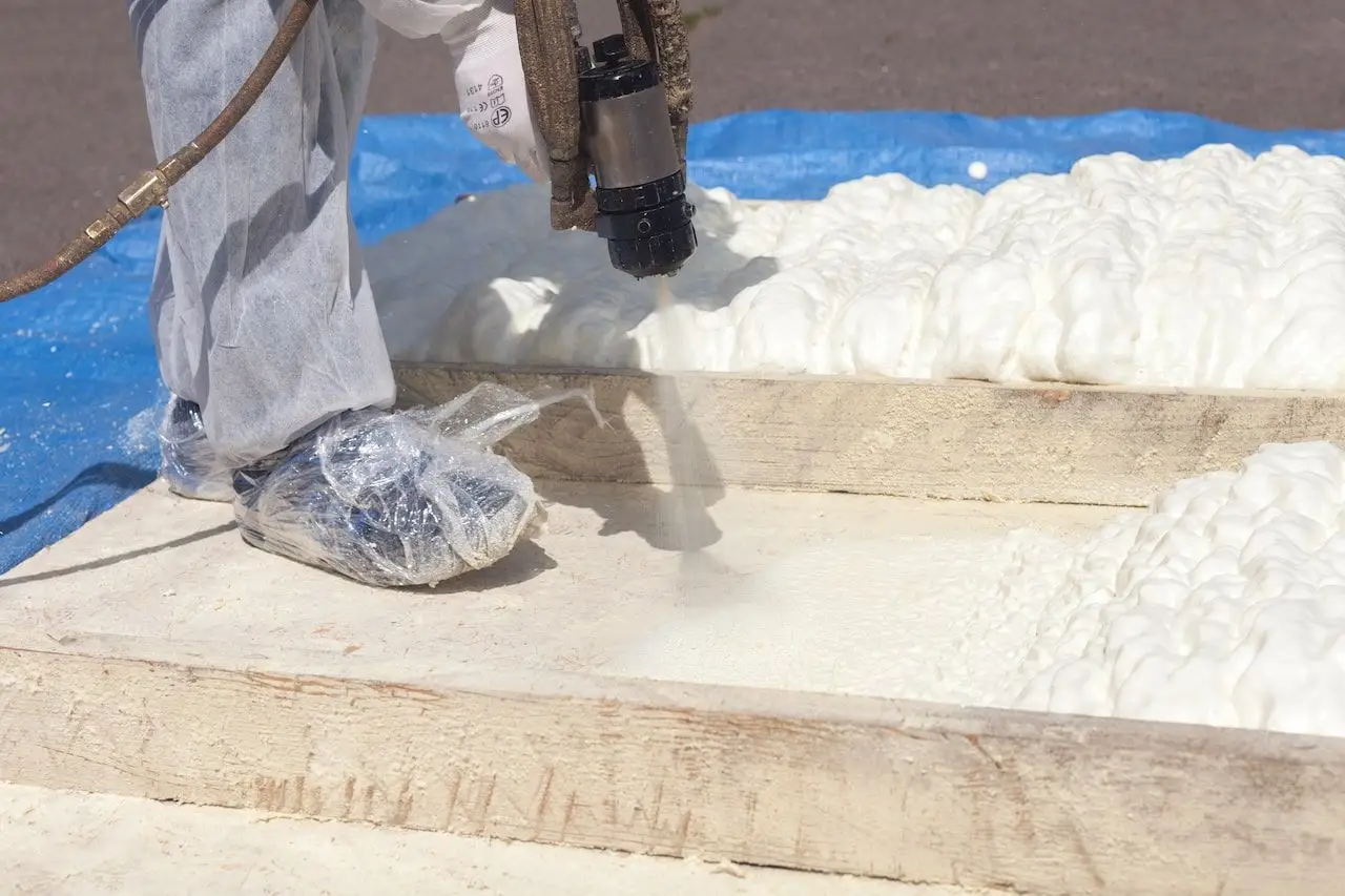 Spray foam insulation work in Suffolk, Virginia