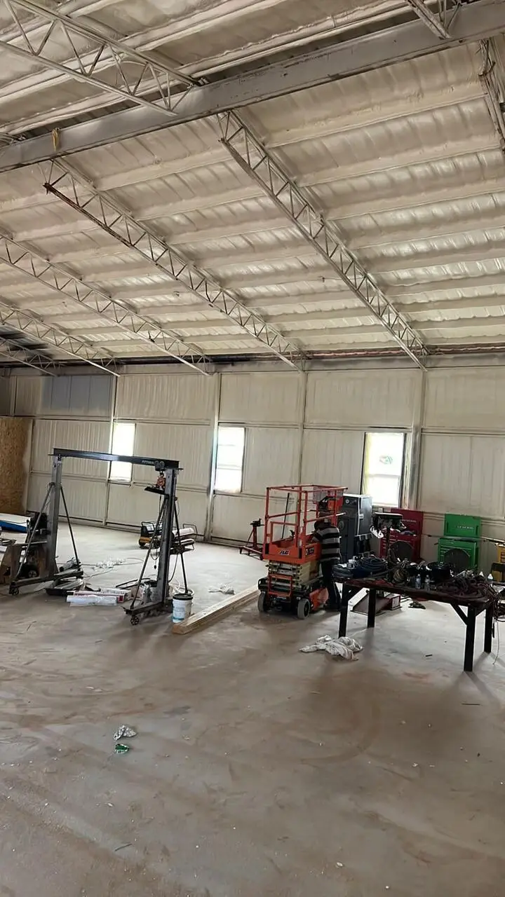 Shop / Garage, Interior Foam Application