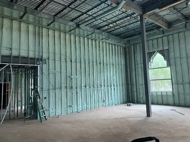 Spray foam insulation work in Charlottesville, Virginia